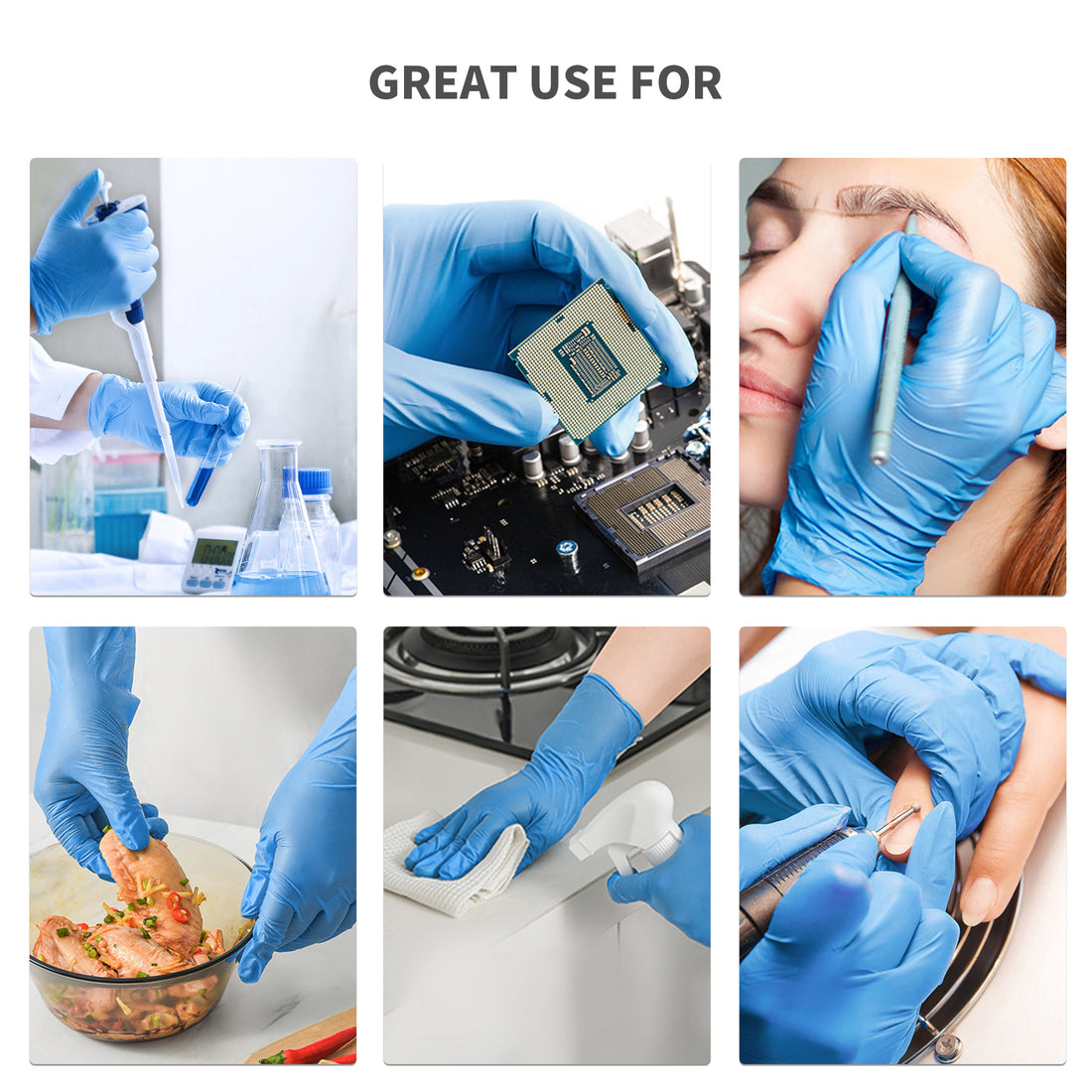What these nitrile gloves are used for？