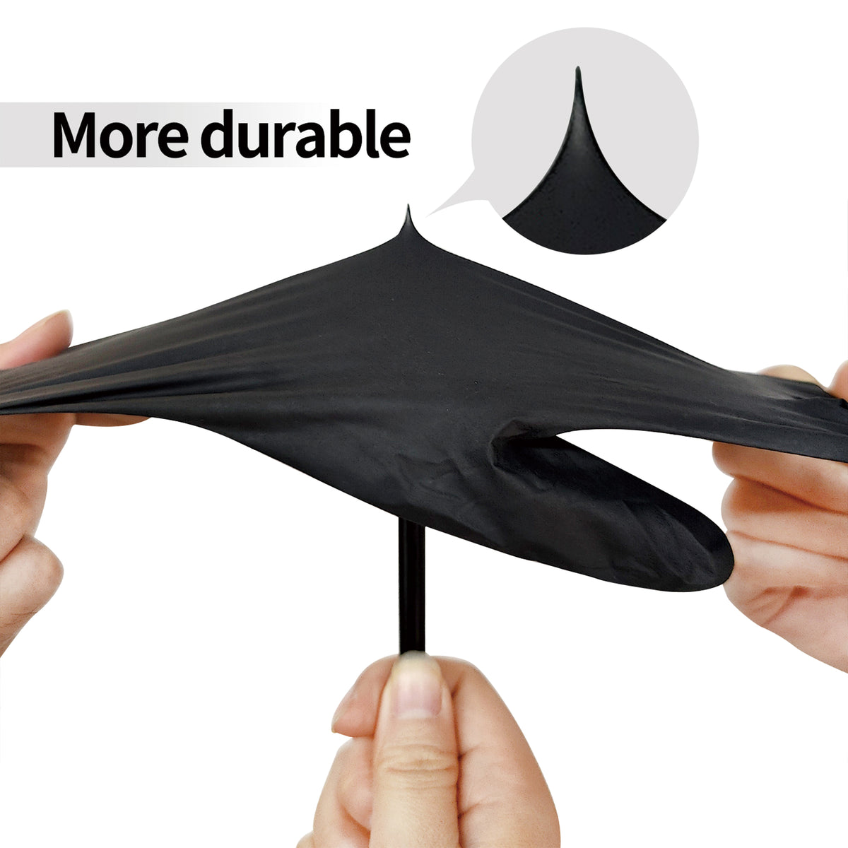 Purism Black Nitrile Gloves, 4mil Size S/M/L/XL, 100 pcs/box,1000pcs/carton, Powder-free, Latex free, Free shipping to US